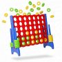 Stalo žaidimas Connect Four Relaxdays, XXL, be krepšio, Įvairiaspalvis, 120 × 110 × 55 cm