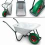 Construction wheelbarrow BITUXX, 100 l, 250 kg, 145 × 60 × 60 cm