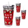 Stiklinės Relaxdays 10044961.0, 4 vnt, 9 × 15,5 × 9,5 cm