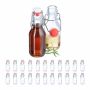 Stikliniai buteliai Relaxdays 10050529.0, 24 vnt., po 100 ml, Ø 5 × 14 cm