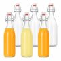 Stikliniai likerio buteliai Relaxdays, 6 vnt., 1 l, Ø 8,5 × 31 cm
