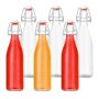Stikliniai likerio buteliai Relaxdays, 6 vnt., 500 ml, Ø 7 × 26,5 cm