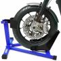 Motorcycle stand 17-21 inches, blue