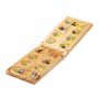 Strateginis stalo žaidimas Oware Relaxdays, 2 žaidėjams, 44 × 2 × 13 cm