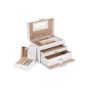 Jewelry box JBC126W, white