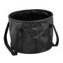 Sulankstomas kempingo kibiras Relaxdays, 15 l, Juoda, 31 × 23 × 31 cm