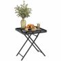 Folding outdoor table, 70 × 70 × 72 cm