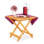 Sulankstomas lauko stalas Relaxdays 10038644.0, kvadratinis, 50 × 50 × 50 cm