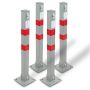 Folding parking bollard BITUXX, 4 pcs.