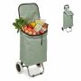 Sulankstomas pirkinių vežimėlis Relaxdays, 28 l, iki 15 kg, 42 × 92,5 × 28 cm