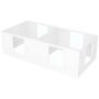 Dog enclosure PawHut 164x80x48cm., white