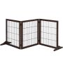 Dog enclosure PawHut 185x36x71cm., brown