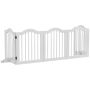 Dog enclosure PawHut 254.5x29.5x61cm., white
