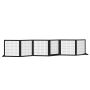 Dog enclosure PawHut 432x36x70cm., black
