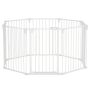 Dog enclosure PawHut 482.5x76cm., white