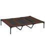 Dog bed PawHut 122x92x23cm., brown/black