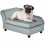Dog bed PawHut 76x45x43cm., gray/black