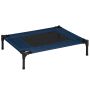 Dog bed PawHut 76x61x18cm., blue/black