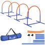 Dog training set of 4 pieces PawHut 88x64x95cm., blue/orange