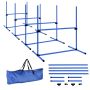 Dog training set of 4 pieces PawHut 99x65x94cm., blue