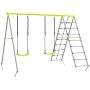 Swing set Outsunny 260x185x180cm., green/silver