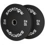 Barbell weights Sportnow 45x45x4cm., black/white