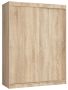 Wardrobe NORE CLP Mono 150, oak color