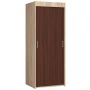 Wardrobe NORE 2D, oak/dark brown