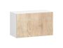 Wall-mounted kitchen cabinet above the hood NORE Lima W60, white/oak color