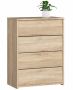Shoe cabinet NORE4, oak color