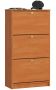 Shoe cabinet NORE3, brown