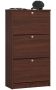 Shoe cabinet NORE3, dark brown