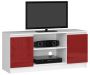 TV stand RTV K120, white/red