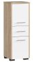 Bathroom cabinet NORE Fin, oak/white