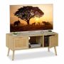 Televizoriaus staliukas Relaxdays 10050458.0, 2 skyriai, 100 × 45,5 × 40 cm