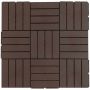 Terrace tile set, 9 pcs, 30 × 30 × 2 cm