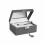 Jewelry box with mirror JBC232GY, gray