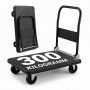 Transportavimo vežimėlis Relaxdays 10053452_46, XL platforma, 300 kg, 86 × 91 × 61 cm