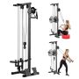 Trosinis treniruoklis VEVOR HM2905B, 3 viename, 77,5 × 76 × 201,5 cm