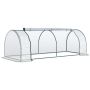 Tunnel greenhouse, roll-up door, 250 × 80 × 100 cm