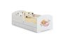Children's bed Luk with drawer, mattress and barrier protection 164 cm x 85 cm x 63 cm, mermaid