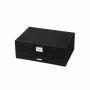 Jewelry box with lock JBC156B01, black