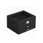 Jewelry box with lock JBC158B01, black
