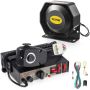 8-tone emergency siren kit with PA speaker and microphone, 200 W