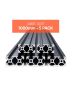5pcs 39.4inch T-Shape 2040 Black Aluminum Extrusion Profile for CNC and 3D Printer