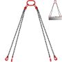 G80 Alloy Steel Lifting Chain Sling, 10 Feet, 11000 Pounds, 5 Ton Hoist