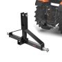3-point trailer hitch with 2-inch receiver, 3000 lbs, for tractor