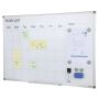 Magnetic dry erase calendar board, 36x24 inches, for monthly planning