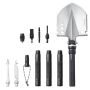 Survival Folding Shovel 13 in 1, Multifunctional Tactical Tool