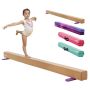 Children's balance bike 8 feet, wooden, non-slip, yellow